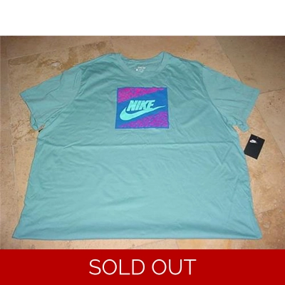 Nike Sportswear Futura Logo Tee Dusty Blue 4XL